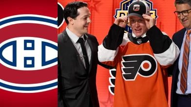 Matvei Michkov avec les Flyers de Philadelphie