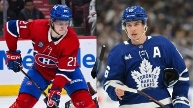 Kaiden Guhle, Mitchell Marner, Canadien de Montr&eacute;al, Maple Leafs de Toronto, transaction