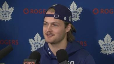 William Nylander of the Toronto Maple Leafs.