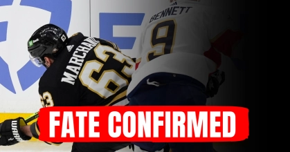 Boston Bruins captain Brad Marchand