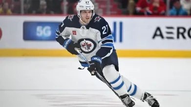 Nikolaj Ehlers of the Winnipeg Jets