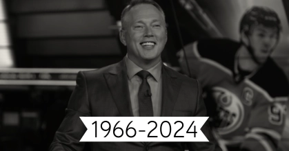 Late hockey commentator Darren Dutchyshen