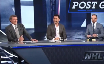 Wayne Gretzky laughs after roasting Paul Bissonnette on TNT