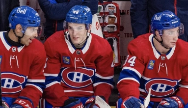 Jayden Struble, Lane Hutson, Logan Mailloux