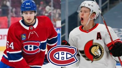 David Reinbacher, Brady Tkachuk, Canadiens de Montr&eacute;al