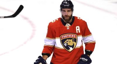 Florida Panthers defenseman Aaron Eklbad
