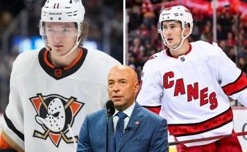 Kent Hughes, Trevor Zegras, Martin Necas