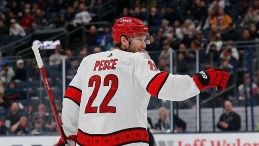 The Carolina Hurricanes' Brett Pesce.