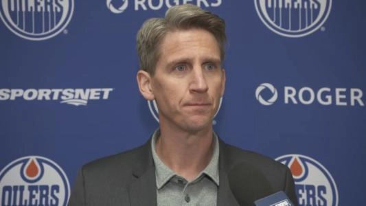 Edmonton Oilers head coach Kris Knoblauch