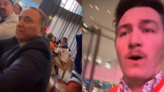 Gary Bettman, fan, &eacute;quipe canadienne