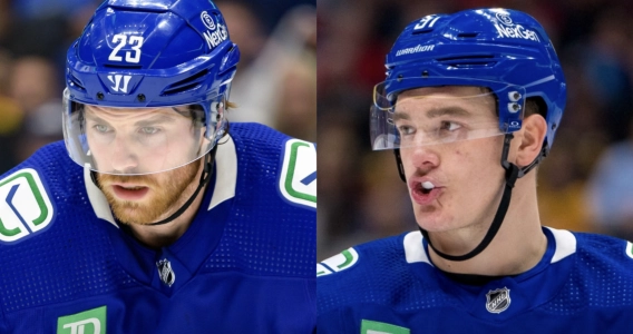 Nikita Zadorov and Elias Lindholm