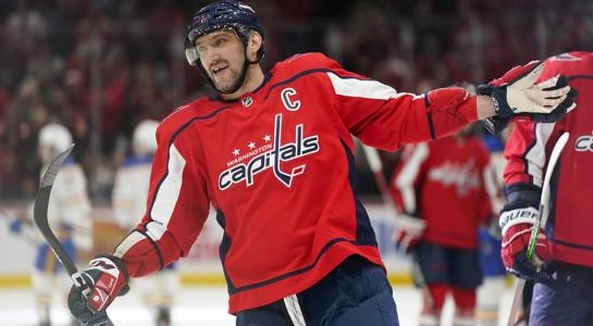 Washington Capitals forward Alex Ovechkin