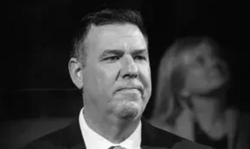 Graphic commemorating former Ottawa Senators coach Bob Jones after he passed away from ALS