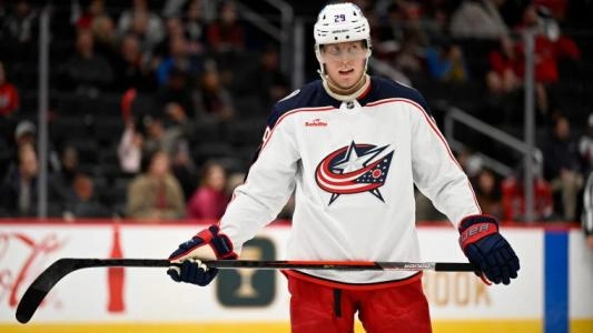 Patrik Laine of the Columbus Blue Jackets.