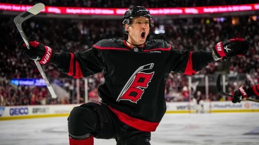Evgeny Kuznetsov with the Carolina Hurricanes.