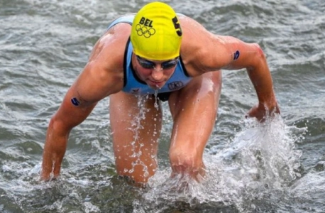 Olympic athlete Claire Michel at the 2024 Paris summer games