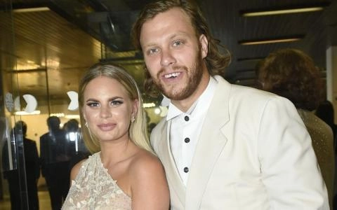 David Pastrnak and his longtime girlfriend Rebecca Rohlsson