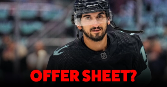 Seattle Kraken forward Matty Beniers