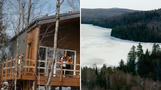 Minichalets et paysage