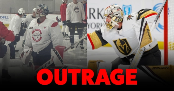 Washington Capitals goaltender Logan Thompson