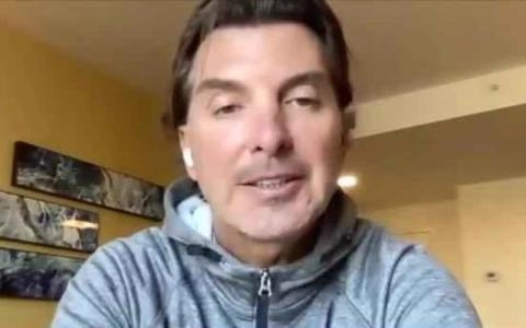 Former NHL player and GM Brian Lawton during a Zoom interview