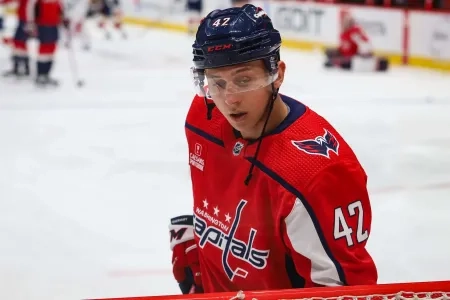 Washington Capitals defenseman Martin Fehervary