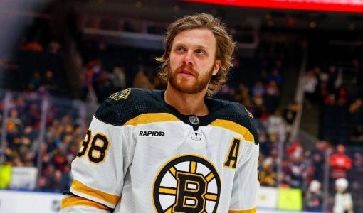 Boston Bruins forward David Pastrnak