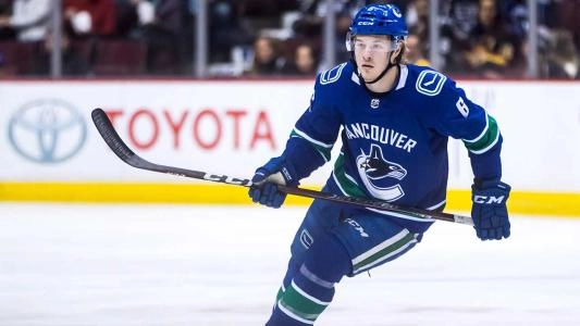 Brock Boeser of the Vancouver Canucks.
