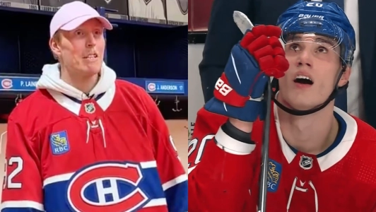 Patrik Laine et Juraj Slafkovsky