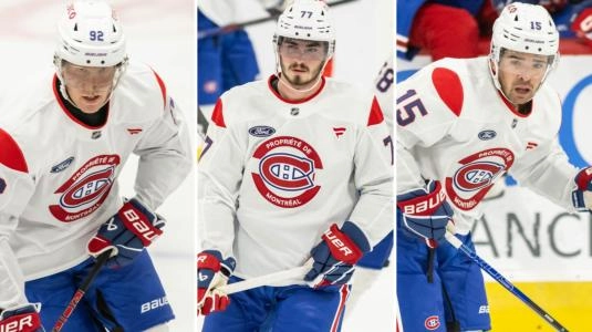 Kirby Dach, Patrik Laine, Alex Newhook