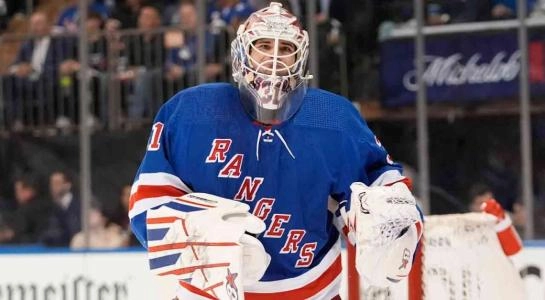 Igor Shesterkin of the New York Rangers.