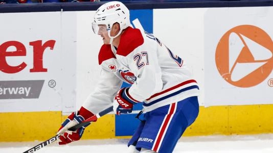 Gustav Lindstrom with the Montreal Canadiens.