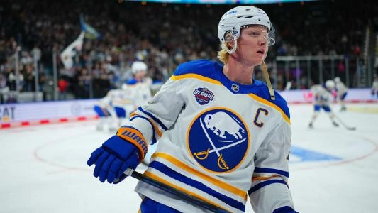Rasmus Dahlin, captain of the Buffalo Sabres.