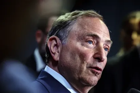 NHL Commissioner Gary Bettman in a press conference.
