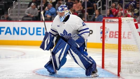 Toronto Maple Leafs goaltender Anthony Stolarz