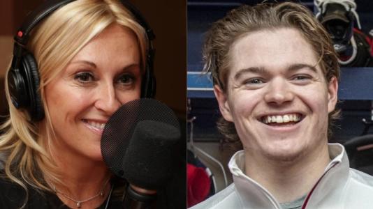 Chantal Machab&eacute;e et Cole Caufield