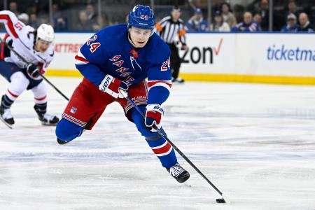 Kaapo Kakko of the New York Rangers.