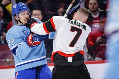 Brady Tkachuk et Arber Xhekaj