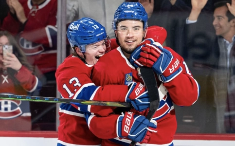 Nick Suzuki, Cole Caufield