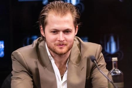 May 1, 2025; Ottawa, Ontario, CAN; Toronto Maple Leafs right wing William Nylander (88) speaks to the media following the team win against the Ottawa Senators in game six of the first round of the 2025 Stanley Cup Playoffs at Canadian Tire Centre. Mandatory Credit: Marc DesRosiers-Imagn Images