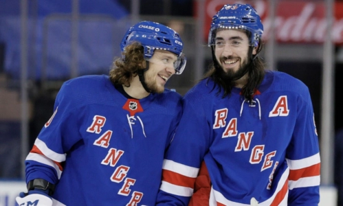 Artemi Panarin and Mika Zibanejad