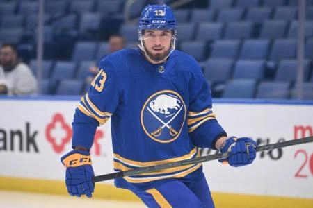 Lukas Rousek of the Buffalo Sabres.