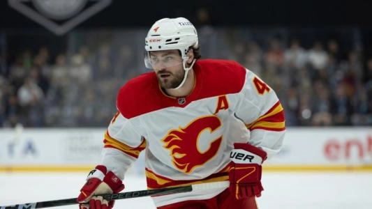 Flames defenseman Rasmus Andersson