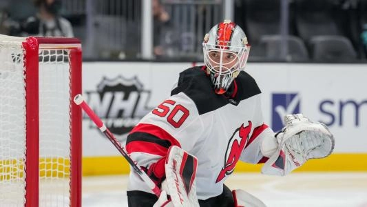 Nico Daws of the New Jersey Devils.