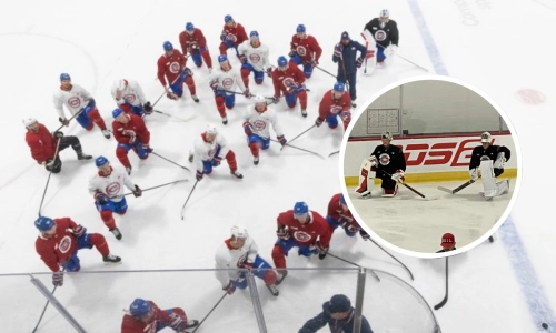 Montreal Canadiens Training in Brossard