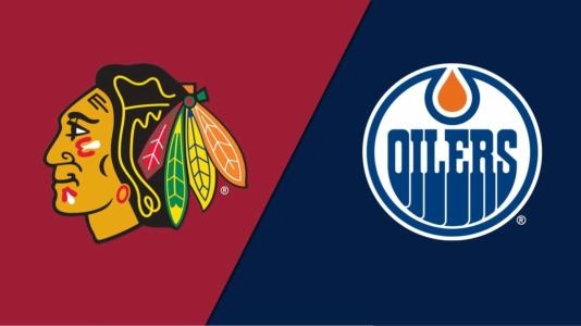 Chicago Blackhawks Edmonton Oilers logo