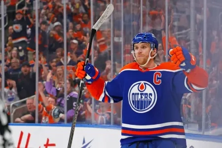 Connor McDavid with the Edmonton Oilers