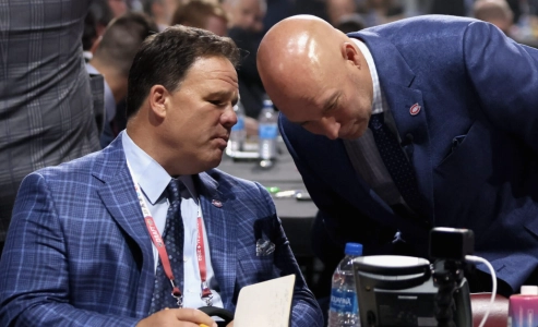 Jeff Gorton et Kent Hughes