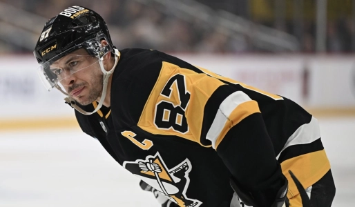 Penguins' Sidney Crosby in game action
