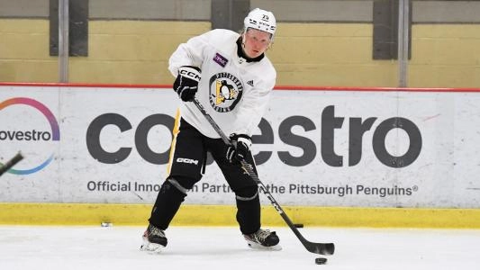 Emil Jarventie of the Pittsburgh Penguins.